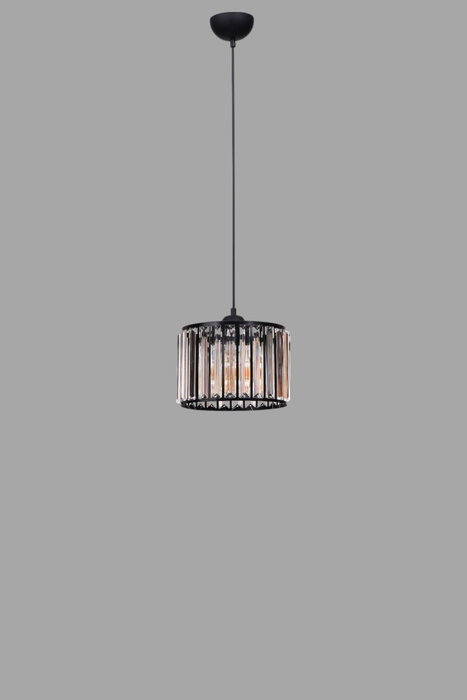 Opviq 9040-8 Lámpara de araña negra con altura ajustable